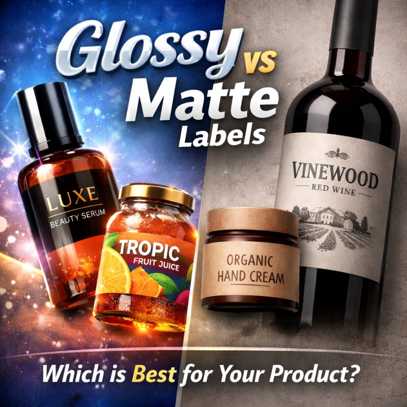 Glossy vs Matte Labels: Which One Is Right for Your Product?